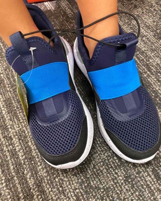 Kids' Fern Slip-on Performance Sneakers - All In Motion™ Blue 13 : Target