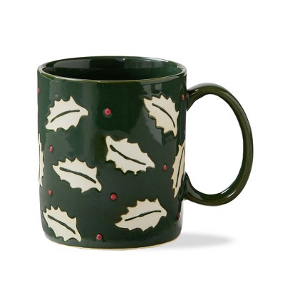 Tag Holly 16oz Dishwasher-Safe Mug - Everyday Drinkware, Perfect for Coffee & Tea, 3.75" L x 5" W x 4" H