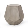 Maggift Patio End Tables Accent Side End Table for Outdoor and Indoor, Garden, Backyard Use, Special Design, Gray, 20.5"*18.5"*18.75" - 3 of 4