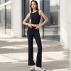Anna-Kaci Active Women's High-Waisted Flare Pants with Twist Knot Detail - 4 of 4