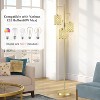 GTCLIGHTING Morden Crystal Floor Lamps for Living Room, 3-Light Standing Tall Lamp with K9 Crystal Shade & Rotary Switch, Corner Lamp for Bedroom - 4 of 4