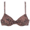 Women's Leopard Cheetah Print Underwire Bikini Swimsuit Top - LASCANA - 4 of 4