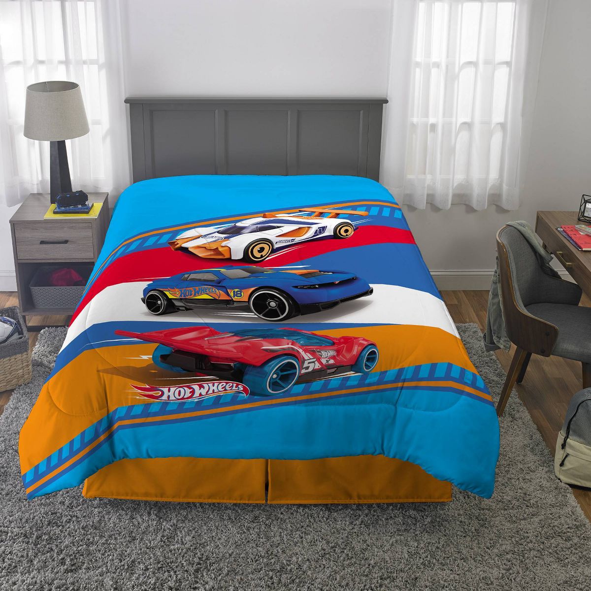 Twin/Full Hot Wheels Kids' Comforter - thumbnail 3