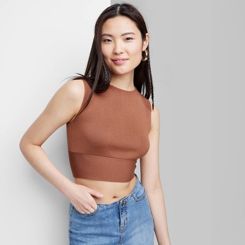 Tan Tops Womens : Target