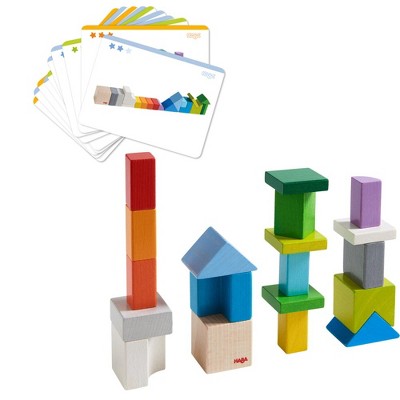 Made in Germany HABA Kaleidoscopic Building Blocks 13 Piece Set with Colored Prisms