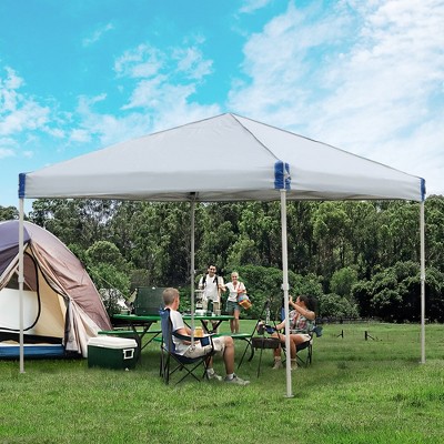 Aoodor 12'x 12' Pop Up Canopy Tent, Beach Tent with Roller Bag, Portable Instant Shade Canopy