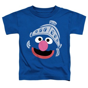 Toddler Boys' Sesame Street Big Face Super Grover T-Shirt - 1 of 3