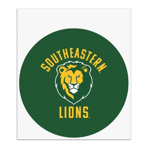 Southeastern Louisiana University Lions Logo Automotive Car Window Locker Circle Bumper Sticker - 1 of 4