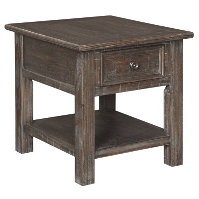 target end tables rustic