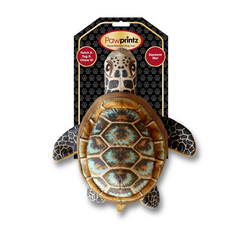 Pawprintz Turtle Dog Toy