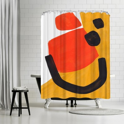 Americanflat Fire In The Cave by Ejaaz Haniff 71" x 74" Shower Curtain