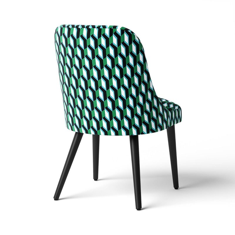 Arrow Geo Green Upholstered Task and Office Chair - DVF for Target, 3 of 7