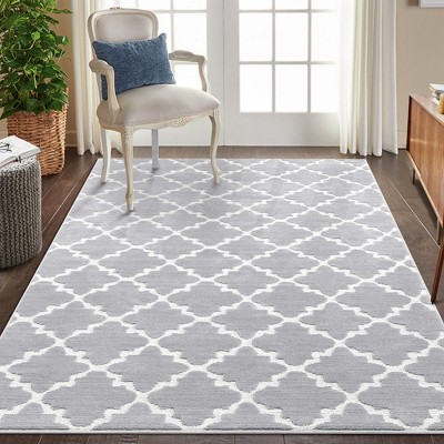 Modern Moroccan Trellis Area Rug Geometric Rug Tufted Bedroom Living Room Carpet