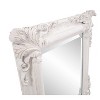 Howard Elliott Edwin White Wood Framed Wall Mirror: Modern Rectangle, No Assembly, Polyurethane, 23x19" - 4 of 4