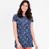 Calypsa Women's Plus Size Longer Length UPF 50+ Anna Swim Tunic - 3 of 4