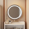 TopComfy Makeup Mirrors Vanity Desk With Mirror Makeup Vanity Set With 2 Drawers And Open Storage Space For Bedroom, White, 42.91"*22.83"*11.22" - 4 of 4