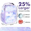 Tirrinia Small Insulated Lunch Bag for Men Women, Mini Portable Reusable Thermal Lunch Box Cooler Tote for Adults Kids Boys Girls, Purple Dolphin - 3 of 4
