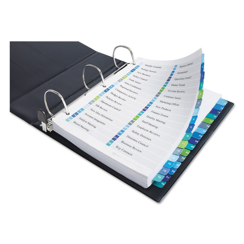 Avery Ready Index Customizable Table of Contents Double Column Dividers 32-Tab Ltr 11322, 2 of 9