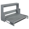 Full Size Murphy Bed with Hydraulic Lift and Desk Design - 4 of 4
