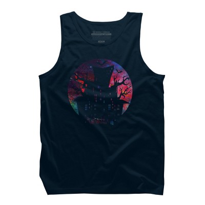 Men's Design By Humans Halloween home By durungkapok Tank Top