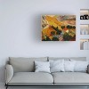 Trademark Fine Art -Vincent Van Gogh 'Landscape with House' Canvas Art - 3 of 4