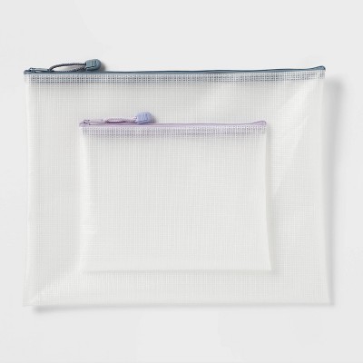 Legal & Accessory Size Zip Pouches Multi 2pk - up&up™