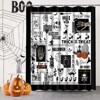 LunaLulinlk Halloween Shower Curtain with Hooks - 4 of 4