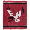 Eastern Washington University Primary Logo Stripes Silky 50x60 Blanket, 1 Sided - 2 of 4