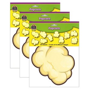 Teacher Created Resources Popcorn Accents 30 Per Pack 3 Packs (TCR5287-3) - 1 of 2