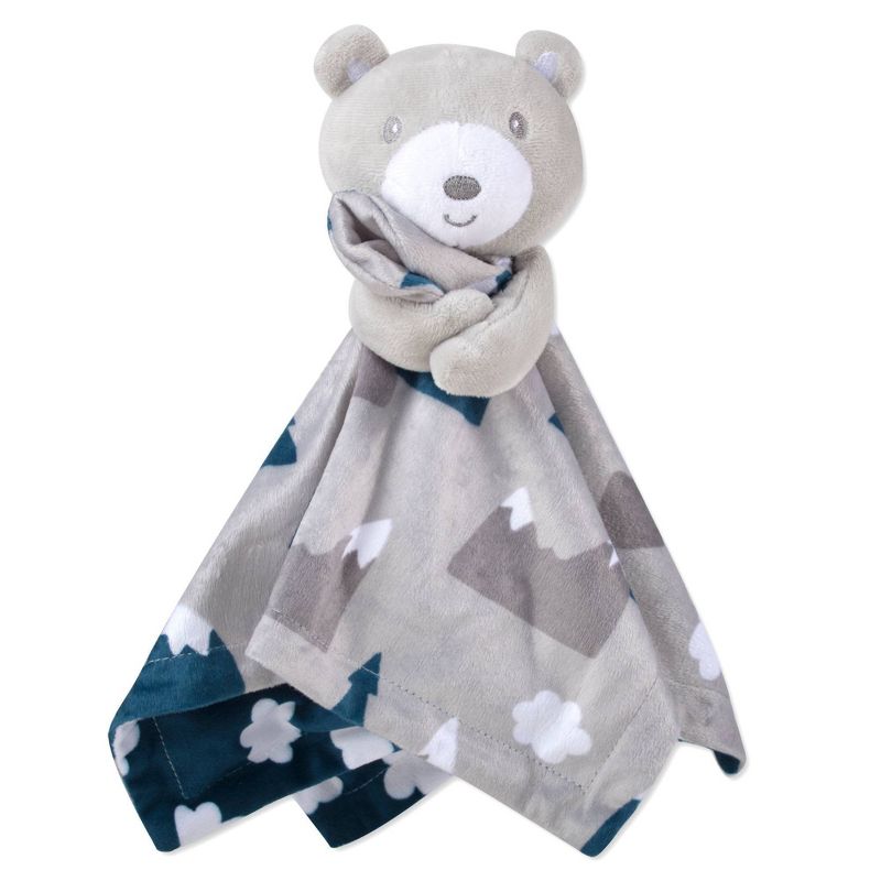Baby Essentials Bear Mountain Scene Security Blanket, 1 of 2