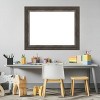 Amanti Art Alta Brown Grey Framed Dry Erase Magnetic Board - 4 of 4