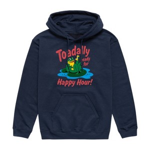 Men's - Instant Message - Toadally Ready For Happy Hour Graphic Fleece Pullover Hoodie - 1 of 4