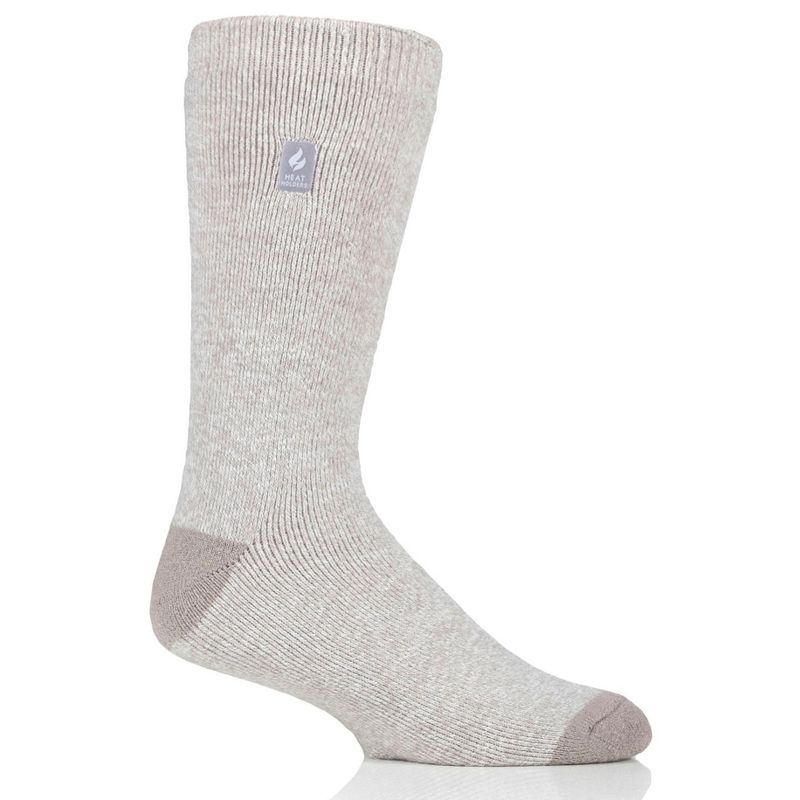 Heat Holder® Men's Twist LITE™ Socks| Thermal Yarn | Medium-Thick Socks Casual Shoes + Boots | Warm + Soft, Hiking, Cabin, Cozy at Home Socks | 5X Warmer Than Cotton, 1 of 2