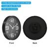 Unique Bargains Decorative Silent Non-Ticking Sweep Movement 3D Numbers Wall Clock 12 Inch - 4 of 4