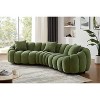 Minimore Modern Style 126.77" W Winnie Curved Shape 4S Sofa - 2 of 4