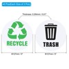 Unique Bargains Self-Adhesive Waterproof Anti-Corrosion Anti-Ultraviolet Recycle Sticker Bin Labels 6 Pcs 5 Inch - 2 of 4