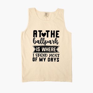 Simply Sage Market Women's At The Ballpark Garment Dyed Heavy Weight Tank - 1 of 1