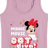 Women's - Disney - Minnie Dot Diva Graphic Racerback Tank - 2 of 4
