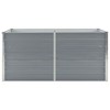 vidaXL Raised Garden Bed Grey Galvanized Steel 63x31.5x30.3 in Durable - 3 of 4