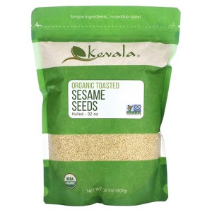 Kevala Organic Toasted Sesame Seeds (Hulled), 32 oz (907 g) - 1 of 2