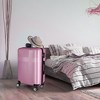 3 Piece Luggage Set With TSA Lock, Lightweight Cross Stripe Suitcase Hardshell Luggage Set (20in/24in/28in) - 2 of 4