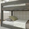 Max & Lily Twin over Twin Low Bunk Bed, Modern Farmhouse Solid Wood Bunk Beds for Kids - 3 of 4