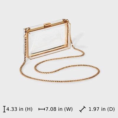 Сумки A New Day Clear Minaudiere Crossbody Bag — фото 6