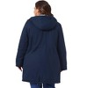 Agnes Orinda Women's Plus Size Drawstring Waist Long Sleeve Warm Barn Jackets with Hooded - 4 of 4