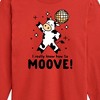 Boys' - Instant Message - Watch Me Moove Disco Cow Long Sleeve Graphic T-Shirt - 2 of 4