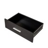 Karl Home 8-Drawer Black Particle Board 47.24in. W Chest of Drawer - 2 of 4
