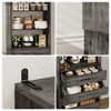 Aheaplus 80"H Pantry Cabinet with Adjustable Shelves and Drawers - 4 of 4