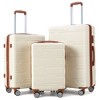 3 Piece Hardshell Luggage Set Expandable (20''/24''/28''), Suitcase Set with TSA Locks, Lightweight Hardside Suitcase Set with Double Spinner Wheels - 2 of 4