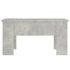 vidaXL Coffee Table Concrete Gray 31.1"x19.3"x16.1" Engineered Wood - 3 of 4
