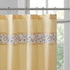 Monroe Embroidered Floral Shower Curtain - 2 of 4